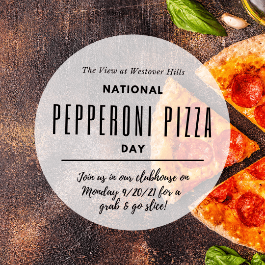 National Pepperoni Pizza Day! Apartments For Rent in Northwest San