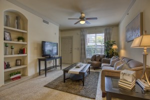 Two Bedroom Apartments in NW San Antonio, TX - Model Living Room 
